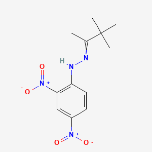 2-Butanone, 3,3-dimethyl-, (2,4-dinitrophenyl)hydrazone