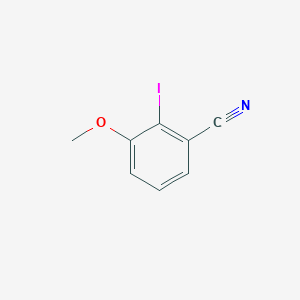 molecular formula C8H6INO B1278971 2-碘-3-甲氧基苯甲腈 CAS No. 490039-70-8