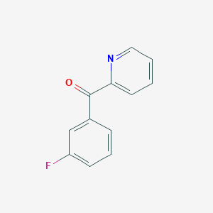 molecular formula C12H8FNO B1278993 2-(3-氟苯甲酰)吡啶 CAS No. 898779-78-7