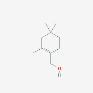 molecular formula C10H18O B1279048 1-环己烯-1-甲醇，2,4,4-三甲基- CAS No. 103985-40-6