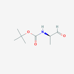 molecular formula C8H15NO3 B1279068 (R)-叔丁基(1-氧代丙-2-基)氨基甲酸酯 CAS No. 82353-56-8