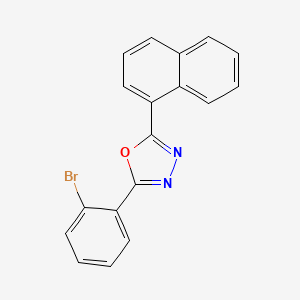 2-(2-Bromophenyl)-5-(1-naphthyl)-1,3,4-oxadiazole