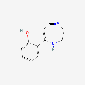 o-(2,3-Dihydro-1H-1,4-diazepin-7-yl)phenol