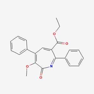 Ethyl 3-methoxy-2-oxo-4,7-diphenyl-2H-azepine-6-carboxylate