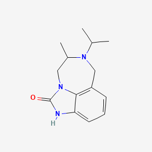 6-(2-Propyl)-4,5,6,7-tetrahydro-5-methylimidazo(4,5,1-jk)(1,4)benzodiazepin-2(1H)-one