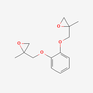 2-Methyl-2-((2-((2-methyl-2-oxiranyl)methoxy)phenoxy)methyl)oxirane