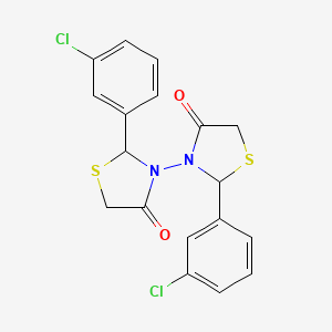 dl-2,2'-Bis(m-chlorophenyl)(3,3'-bithiazolidine)-4,4'-dione