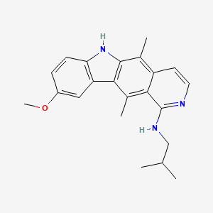 6H-Pyrido(4,3-b)carbazol-1-aminie, 9-methoxy-5,11-dimethyl-N-(2-methylpropyl)-