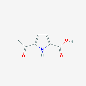 molecular formula C7H7NO3 B1279107 5-乙酰基-1H-吡咯-2-羧酸 CAS No. 635313-65-4