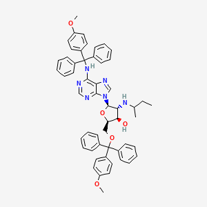 2'-(2-Butylamino)-5',N6-bis(4-methoxytrityl)-2'-deoxyadenosine