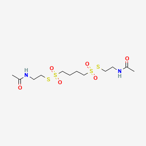 N-(2-((4-((2-(Acetylamino)ethylthio)sulfonyl)butyl)sulfonylthio)ethyl)acetamide