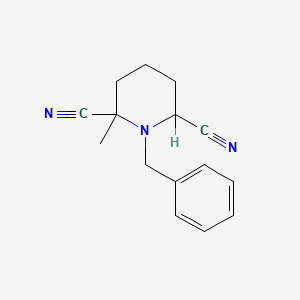 1-Benzyl-2-methylpiperidine-2,6-dicarbonitrile