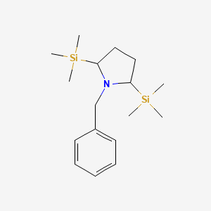 B1279123 1-Benzyl-2,5-bis(trimethylsilyl)pyrrolidine CAS No. 154344-51-1