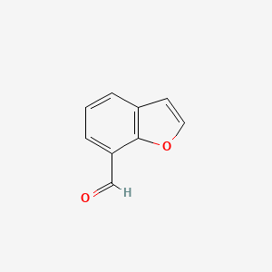 molecular formula C9H6O2 B1279132 Benzofuran-7-carbaldehyde CAS No. 95333-14-5