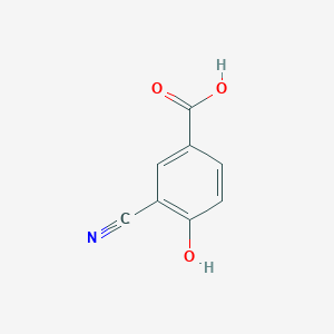 molecular formula C8H5NO3 B1279151 3-氰基-4-羟基苯甲酸 CAS No. 70829-28-6