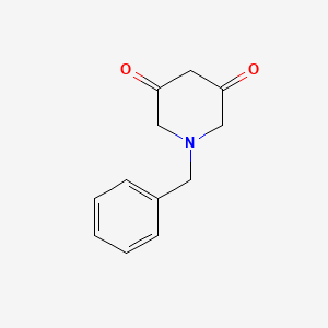 molecular formula C12H13NO2 B1279156 1-苄基哌啶-3,5-二酮 CAS No. 50866-56-3