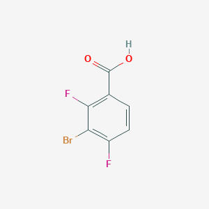 molecular formula C7H3BrF2O2 B1279182 3-溴-2,4-二氟苯甲酸 CAS No. 651026-98-1