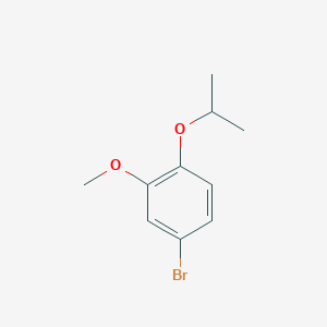 molecular formula C10H13BrO2 B1279183 4-溴-1-异丙氧基-2-甲氧基苯 CAS No. 138505-27-8