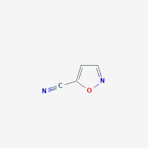 molecular formula C4H2N2O B1279201 异噁唑-5-碳腈 CAS No. 68776-59-0
