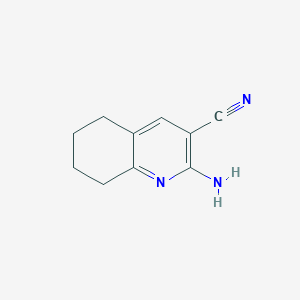 molecular formula C10H11N3 B1279204 2-氨基-5,6,7,8-四氢喹啉-3-碳腈 CAS No. 65242-19-5