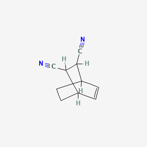 molecular formula C10H10N2 B12792431 Bicyclo[2.2.2]oct-5-ene-2,3-dicarbonitrile CAS No. 62249-52-9