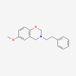 3,4-Dihydro-6-methoxy-3-(2-phenylethyl)-2H-1,3-benzoxazine