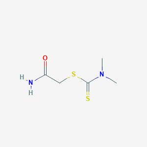 (2-amino-2-oxoethyl) N,N-dimethylcarbamodithioate