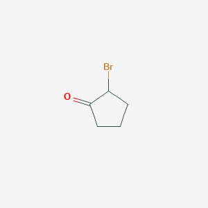molecular formula C5H7BrO B1279250 2-溴环戊酮 CAS No. 21943-50-0
