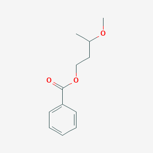 molecular formula C12H16O3 B12792626 3-Methoxybutyl benzoate CAS No. 6974-62-5