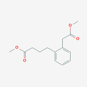 Methyl 4-[2-(2-methoxy-2-oxoethyl)phenyl]butanoate