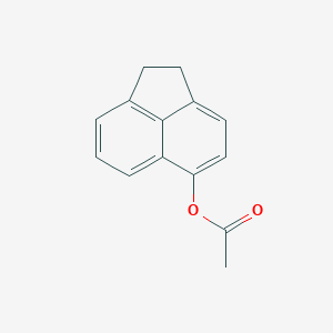 molecular formula C14H12O2 B12792663 1,2-Dihydroacenaphthylen-5-yl acetate CAS No. 92253-99-1