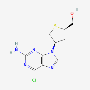 L-threo-Pentitol, 2-(2-amino-6-chloro-9H-purin-9-yl)-1,2,3,4-tetradeoxy-1,4-epithio-