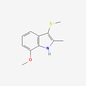 7-methoxy-2-methyl-3-methylsulfanyl-1H-indole