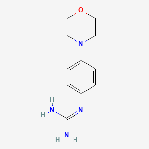 molecular formula C11H16N4O B1279268 1-(4-吗啉基苯基)胍 CAS No. 247234-41-9