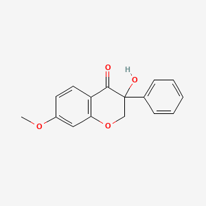 3-Hydroxy-7-methoxy-3-phenyl-4-chromanone