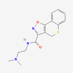 N-(2-(Dimethylamino)ethyl)-4H-thiochromeno(3,4-d)isoxazole-3-carboxamide