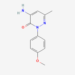 4-Amino-2-(4-methoxyphenyl)-6-methyl-3(2H)-pyridazinone