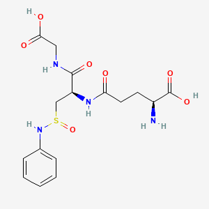 molecular formula C16H22N4O7S B12792737 Gsoan CAS No. 70475-39-7