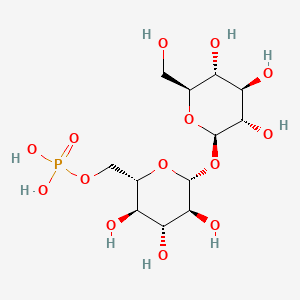 molecular formula C12H23O14P B12792756 L-Glc6P(b1-1b)L-Glc 