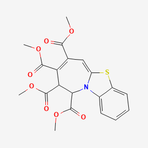 Tetramethyl 9,10-dihydroazepino[2,1-b][1,3]benzothiazole-7,8,9,10-tetracarboxylate