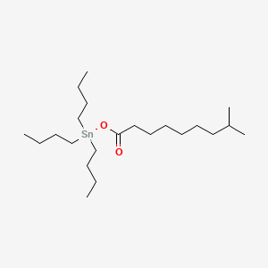 molecular formula C22H46O2Sn B12792803 Tributyl(isodecanoyloxy)stannane CAS No. 93965-27-6