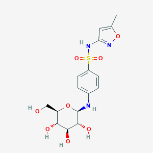 molecular formula C16H21N3O8S B127929 Sulfamethoxazole N4-glucoside CAS No. 119691-75-7