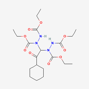 Diethyl 7-(cyclohexylcarbonyl)-4,10-dioxo-3,11-dioxa-5,6,8,9-tetraazatridecane-6,8-dicarboxylate