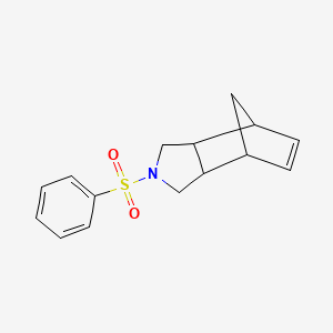 4,7-Methano-1H-isoindole, 2,3,3a,4,7,7a-hexahydro-2-(phenylsulfonyl)-