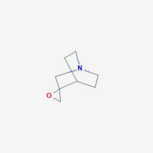 B1279298 Spiro[1-azabicyclo[2.2.2]octane-3,2'-oxirane] CAS No. 41353-91-7