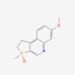 7-Methoxy-3-methyl-2,3-dihydro-1H-phospholo(2,3-c)quinoline 3-oxide