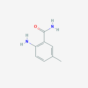 molecular formula C8H10N2O B1279305 2-氨基-5-甲基苯甲酰胺 CAS No. 40545-33-3