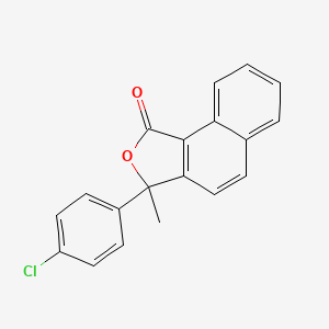 3-(4-Chlorophenyl)-3-methylnaphtho(1,2-c)furan-1(3H)-one