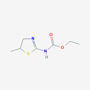 Ethyl 5-methyl-4,5-dihydro-1,3-thiazol-2-ylcarbamate