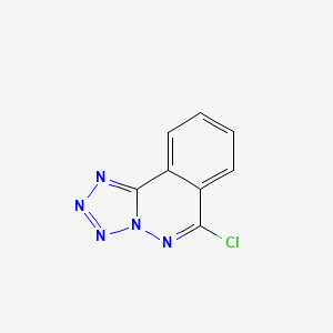 molecular formula C8H4ClN5 B12793153 6-Chlorotetraazolo(5,1-a)phthalazine CAS No. 52494-54-9